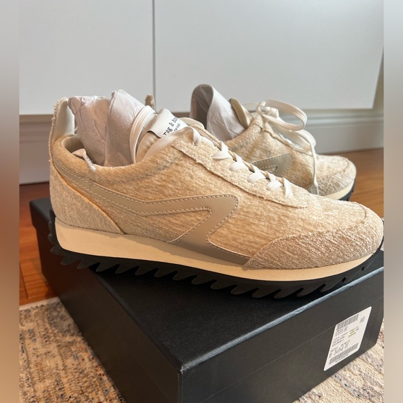 NWT rag & bone retro runner chenille sneakers - Picture 8 of 16